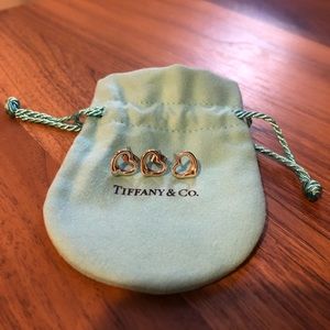 Three Elsa Peretti Heart Earrings